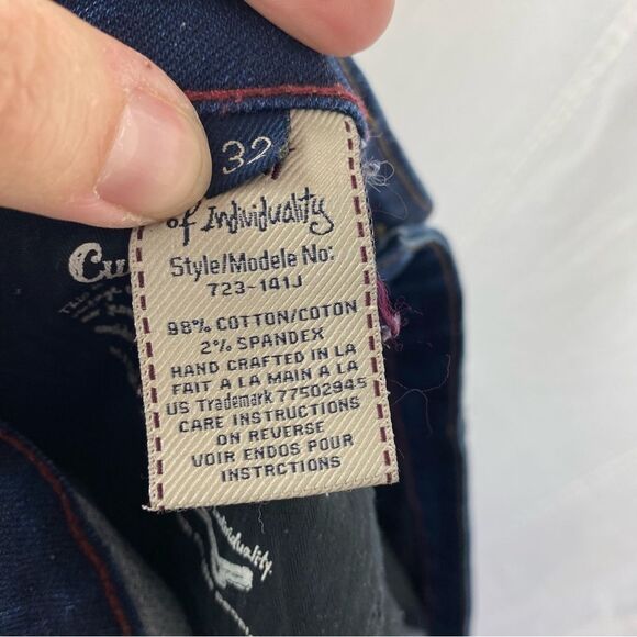 Cult of Individuality Vixen Curvy Wide Leg Jeans Made in the USA Size 32 - Picture 11 of 13